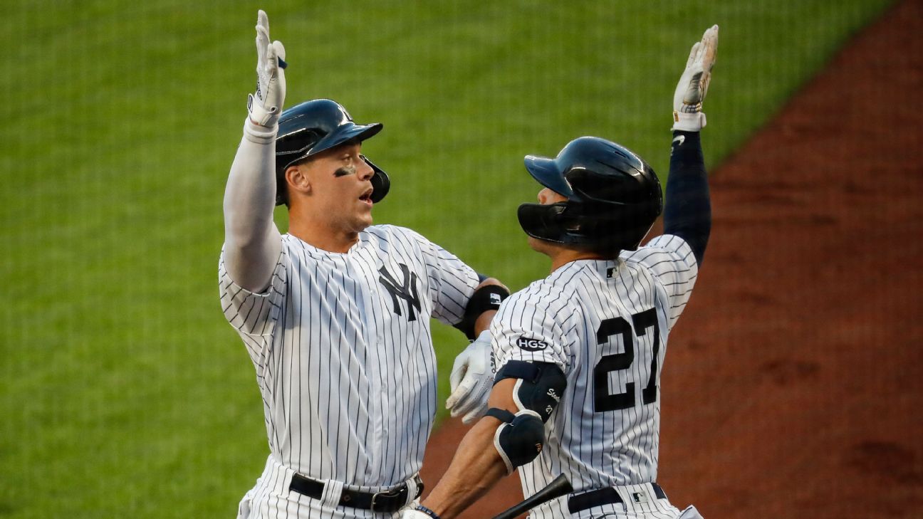 Stanton, Donaldson, Kahnle activated by Yankees ahead of Dodgers