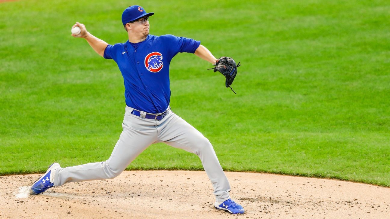 Chicago Cubs' Alec Mills tosses no-hitter against Milwaukee