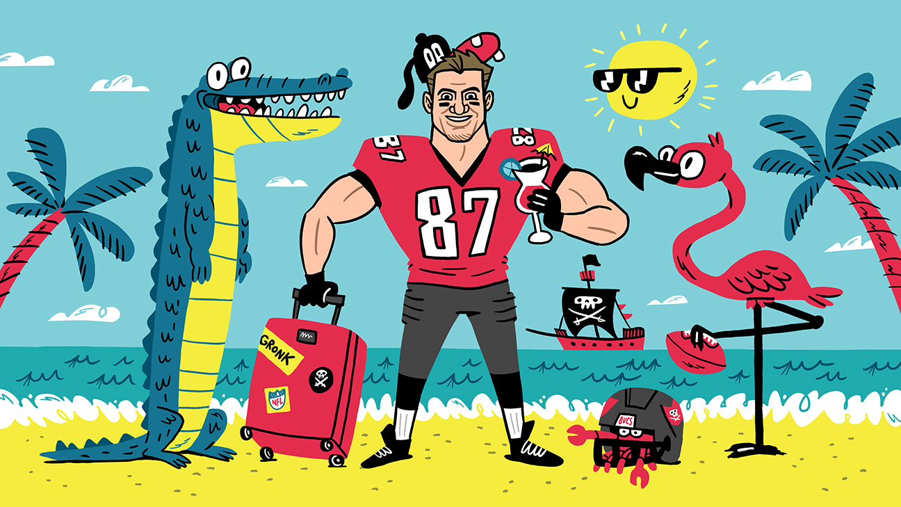 How Rob Gronkowski used wardrobe change to have fun with Bucs