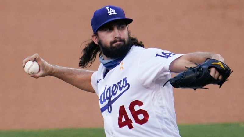Dodgers colocan en lista de lesionados al pitcher Tony Gonsolin (hombro) -  ESPN