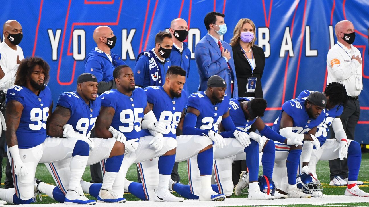 New York Giants, Pittsburgh Steelers make social justice