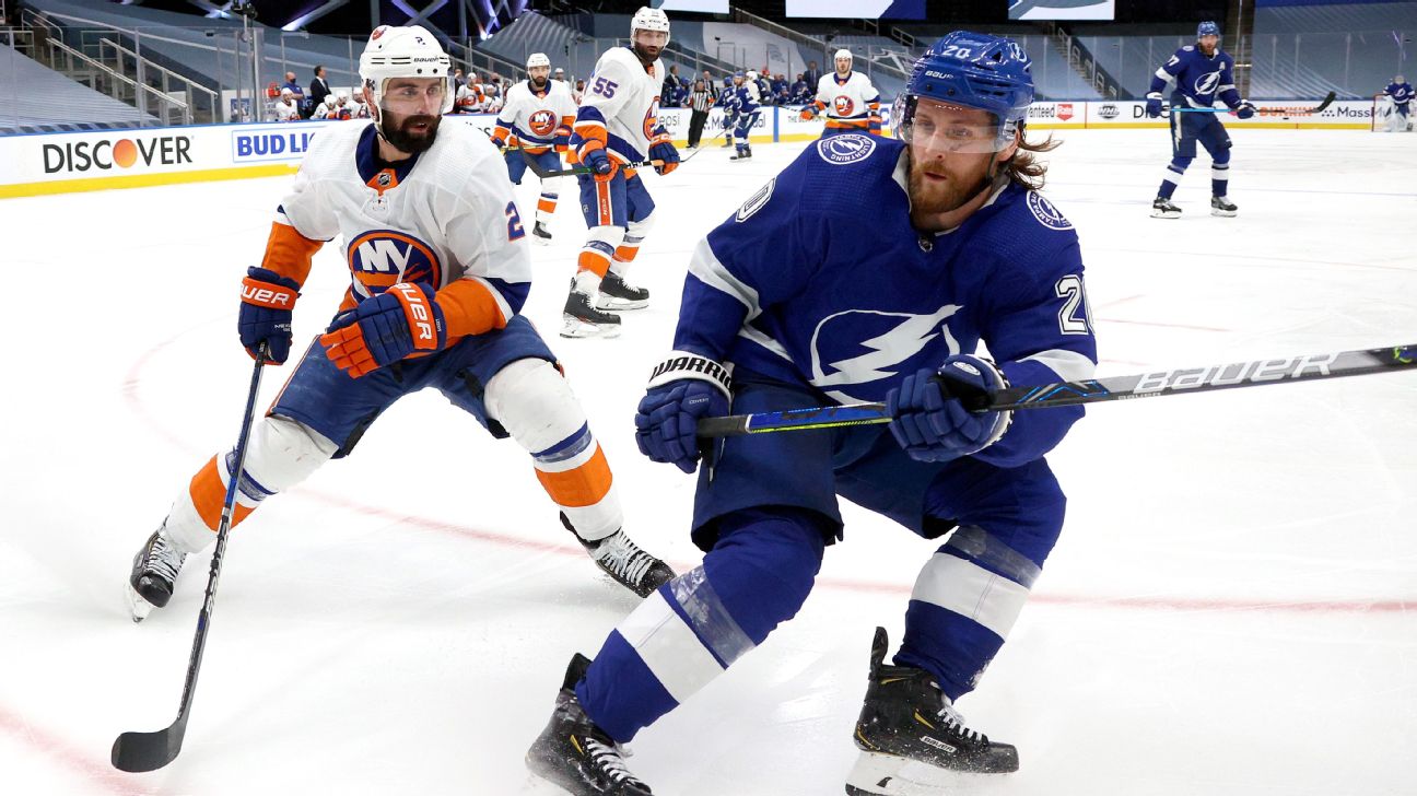 2020 NHL Playoffs Today New York Islanders, Tampa Bay Lightning both