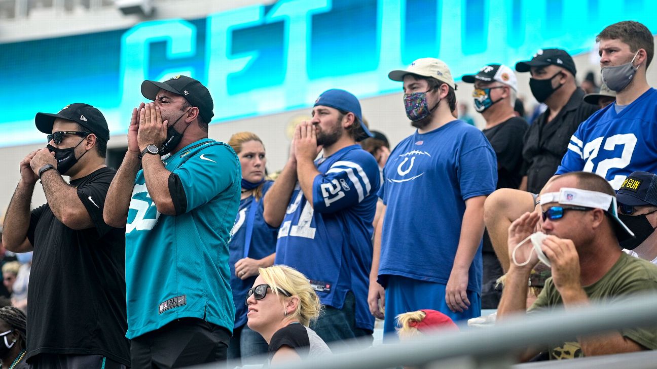 NFL games with many in-person fans may have spiked COVID cases