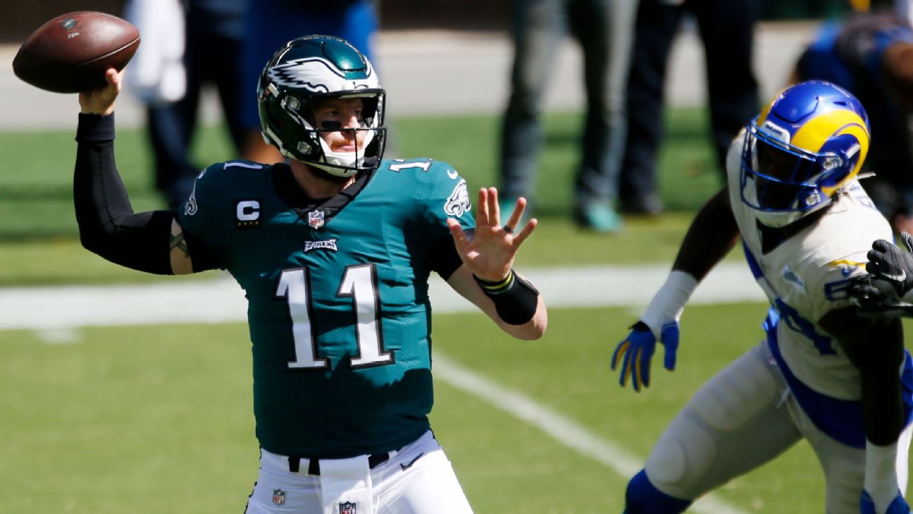 Report: Eagles will have Carson Wentz and Jared Goff in for pre-draft  visits to Philly