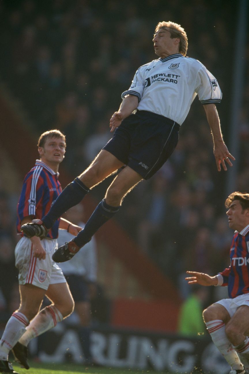 JURGEN KLINSMANN TOTTENHAM HOTSPUR FC 12 January 1998 Stock Photo