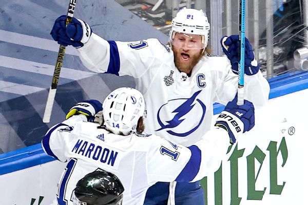 Lightning won't have Stamkos for the rest of the Stanley Cup Final