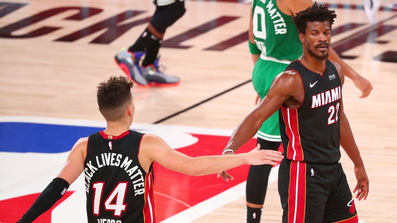 NBA playoffs: Tyler Herro is the hero as Heat top Celtics - Los Angeles  Times