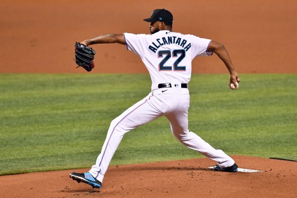 Marlins' Alcantara to make 3rd Opening Day start