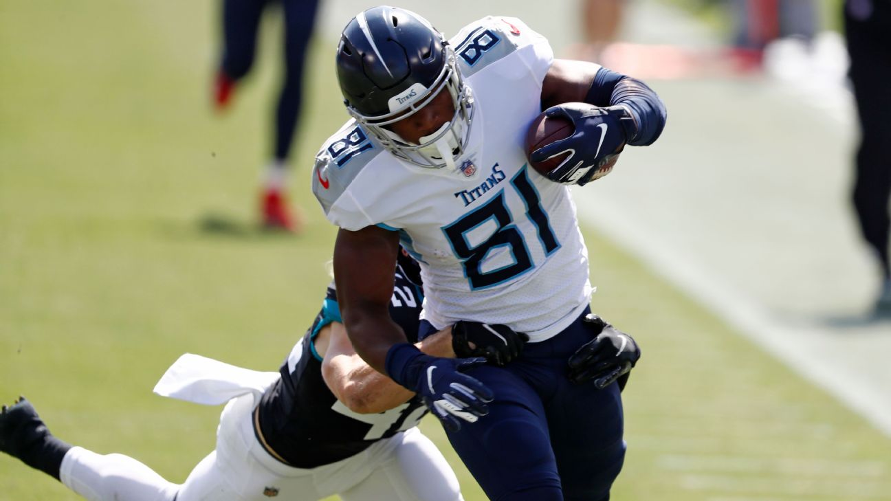 ESPN: New England Patriots sign former Titans tight end Jonnu Smith