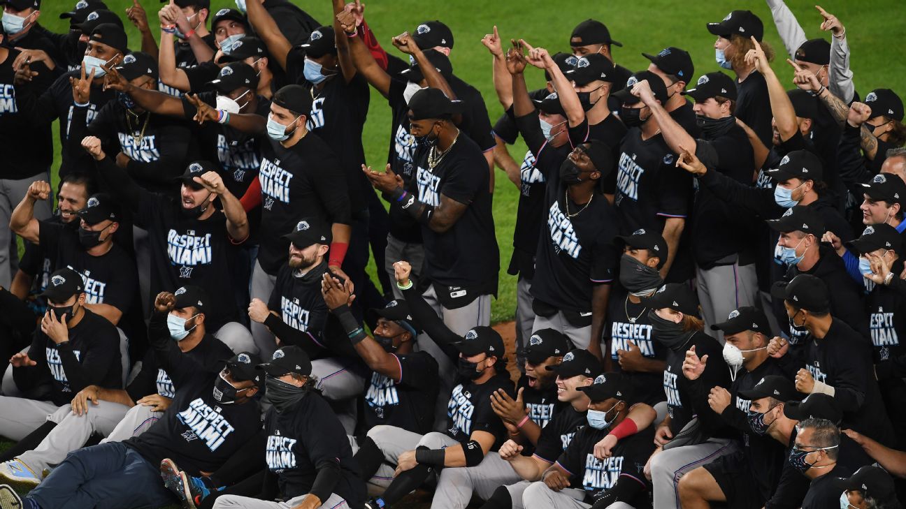 Playoff contending Marlins trying to move on after `disagreement