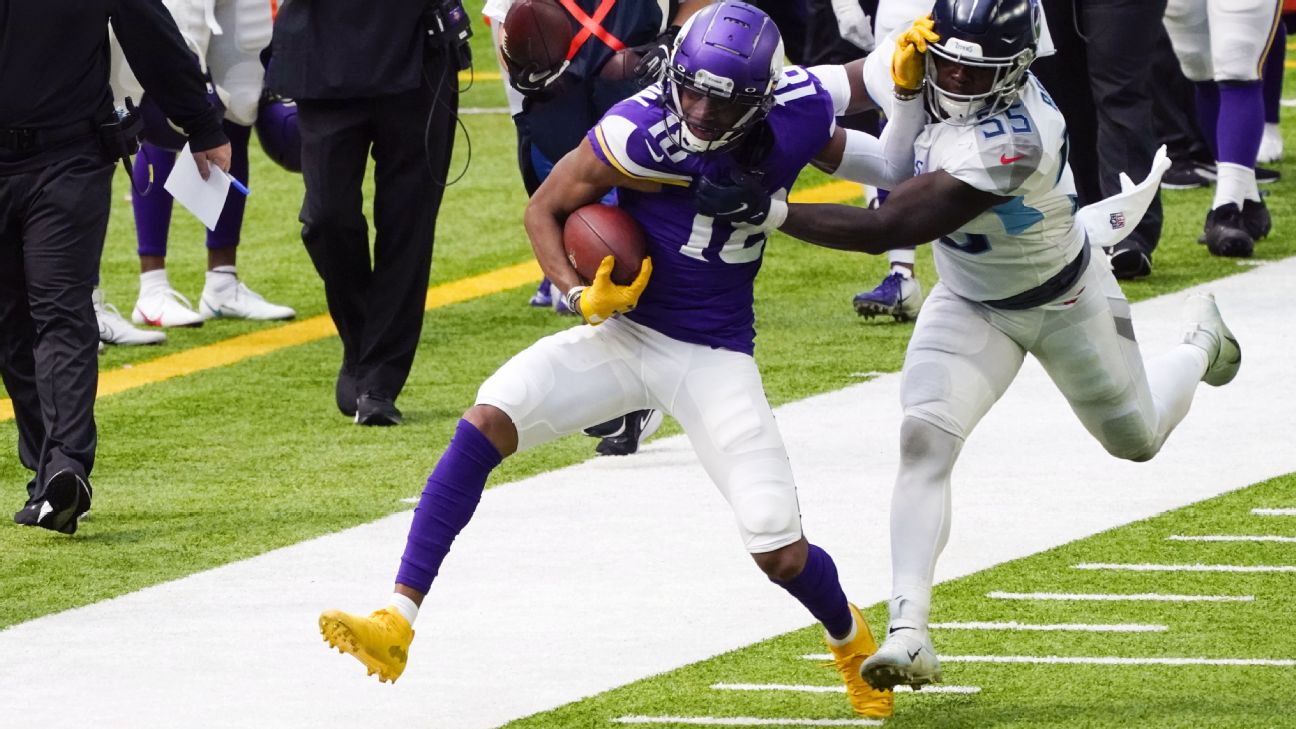 Game notes: Justin Jefferson's big day paves way for Vikings' offense