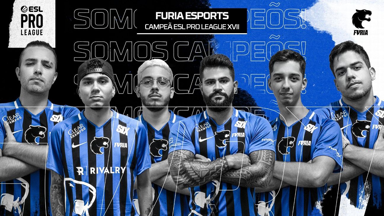 Esport, campeão, fúria, gameplays com efeito de texto