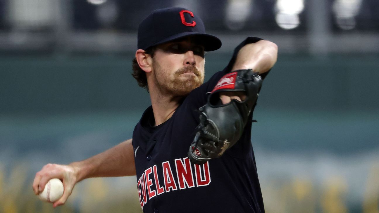 Indians' Shane Bieber claims MLB pitching Triple Crown