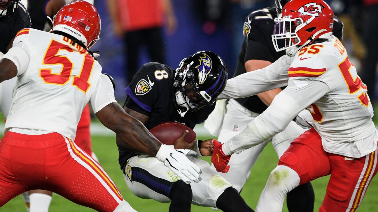 Baltimore Ravens destroy Kansas City Chiefs 30-7, will face