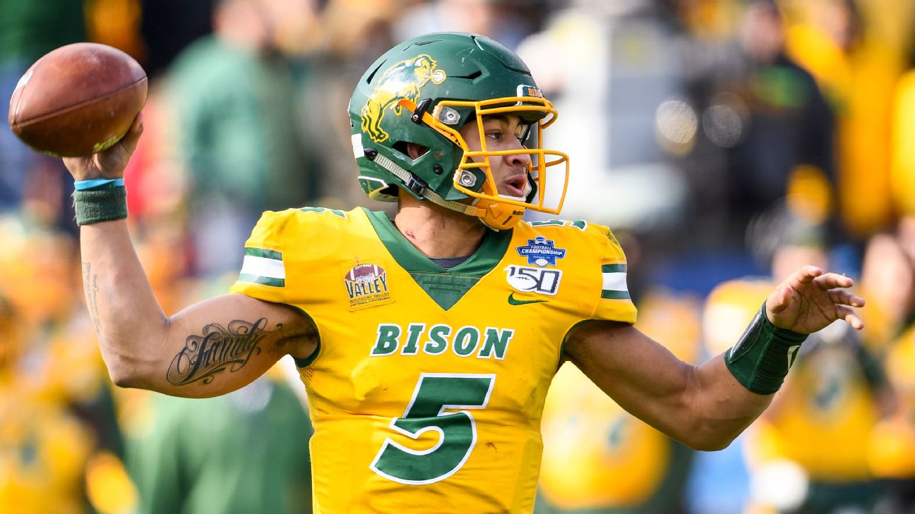 After lone fall game, North Dakota State QB Trey Lance elects to skip  spring season, enter NFL draft - ESPN