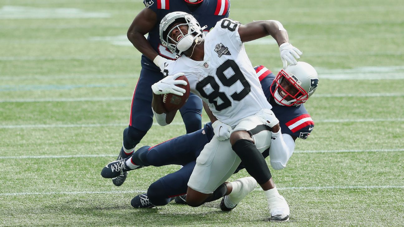 Raiders' Trent Brown, Henry Ruggs, Nick Kwiatkoski miss practice