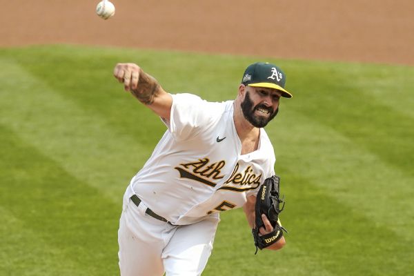 A's Fiers gets injection, won't throw for 4 weeks