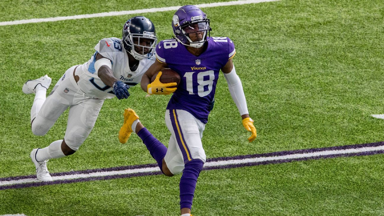 Justin Jefferson's breakout game sign of more to come with Vikings