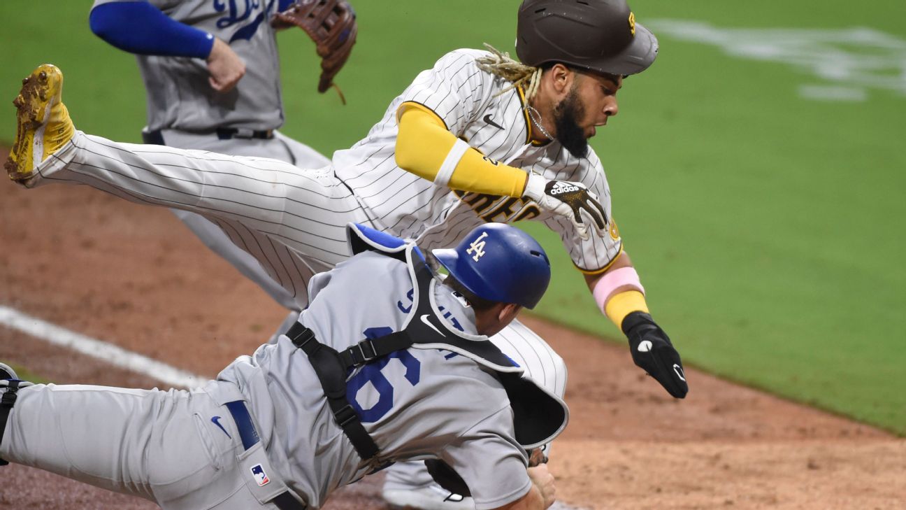 Padres defeat rival Dodgers in Game 2 to even NLDS