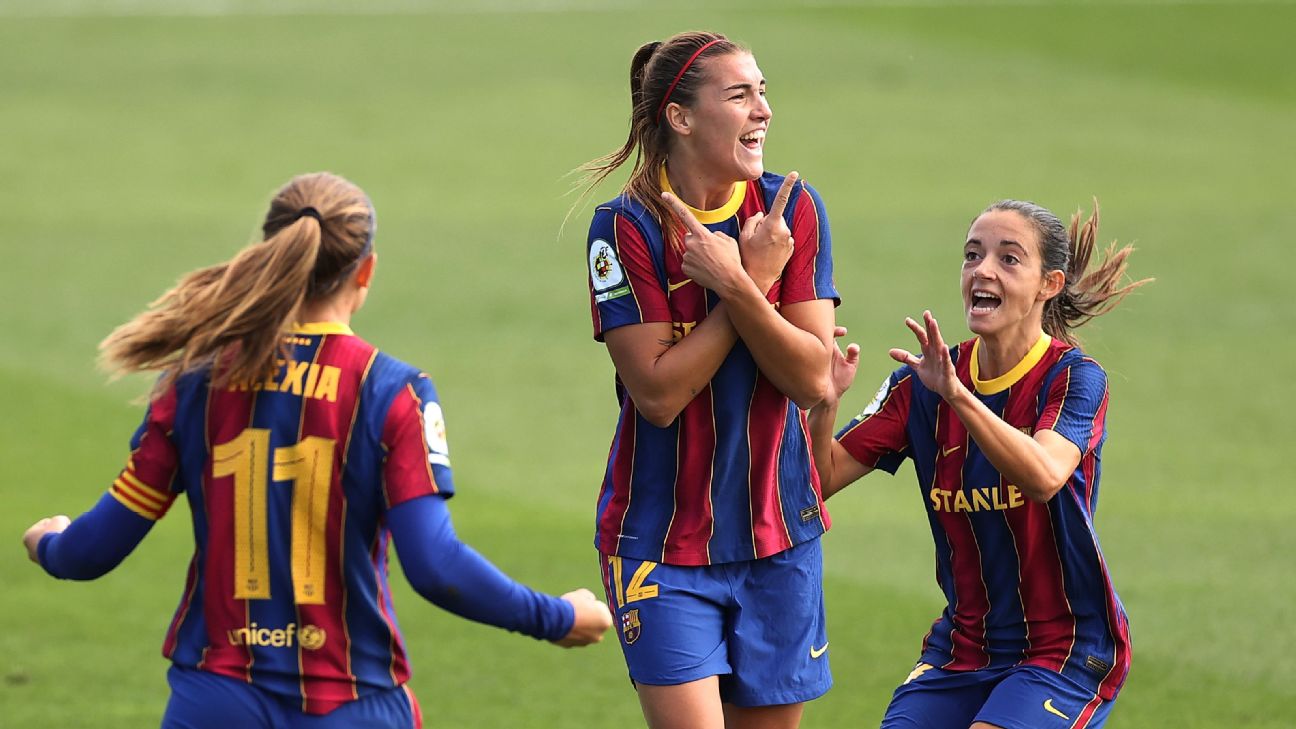 Barcelona Hit Four Past Real Madrid In First Ever Womens Clasico