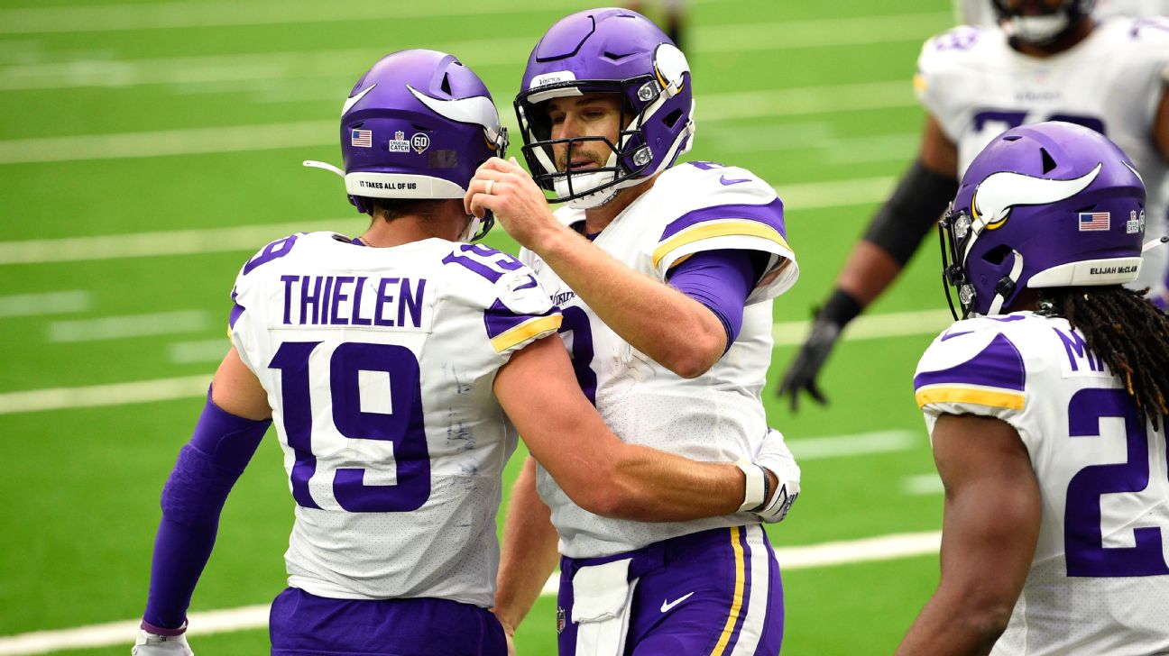 Cook has 2 TDs as Vikings get 1st win, 31-23 over Texans