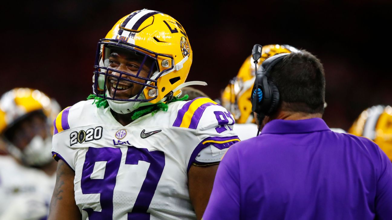 LSU defensive tackle Glen Logan announces he will return for another season, LSU