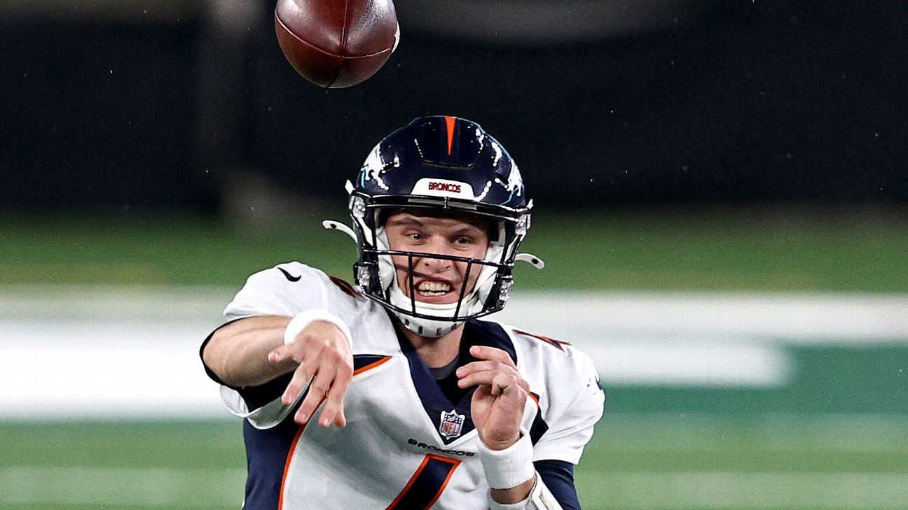 QB Brett Rypien leads Denver Broncos to win over New York Jets in first  start - ESPN