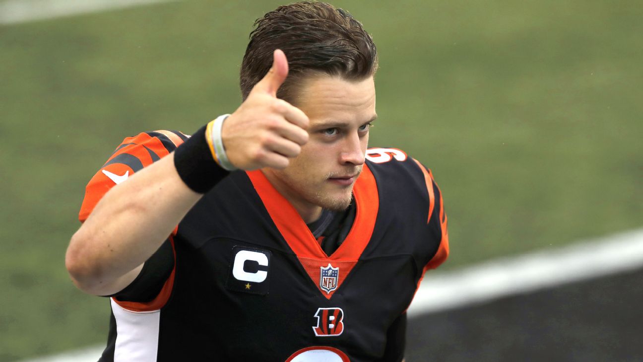 ESPN poll of experts ranks Joe Burrow as NFL's No. 2 quarterback