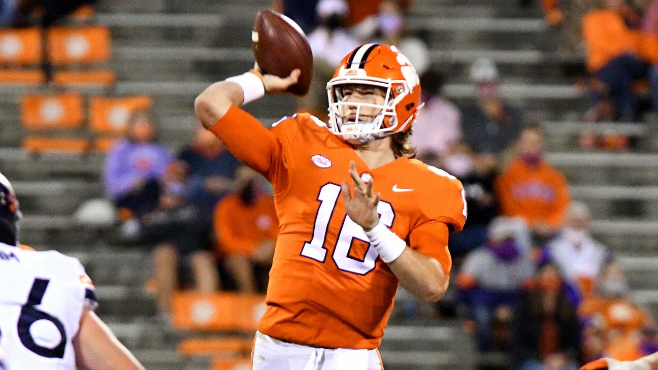 Trevor Lawrence and Clemson pin lopsided loss on Georgia Tech