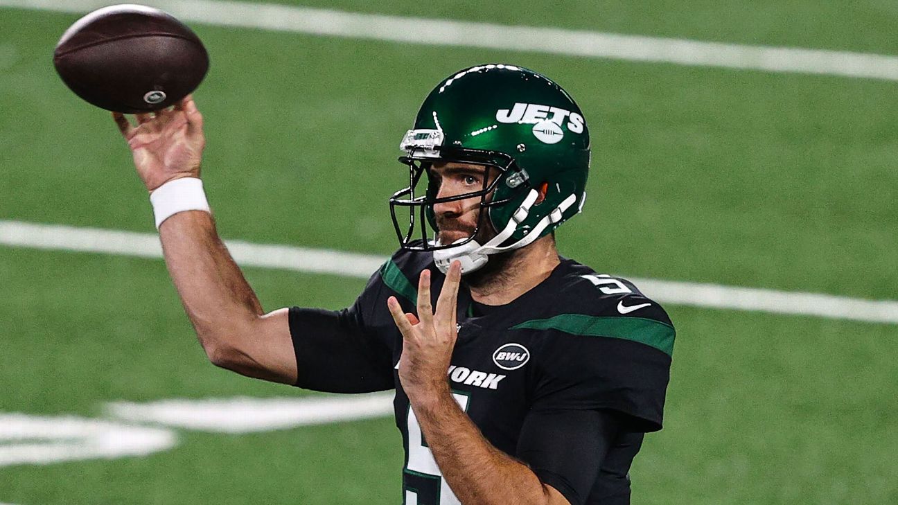 Jets' Joe Flacco to start again for injured Sam Darnold vs. Dolphins – The  Denver Post