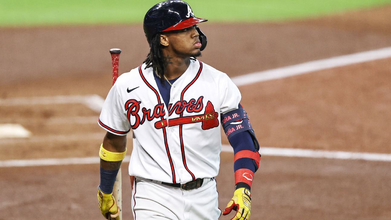 Ronald Acuna Jr. day-to-day with mild abdominal strain