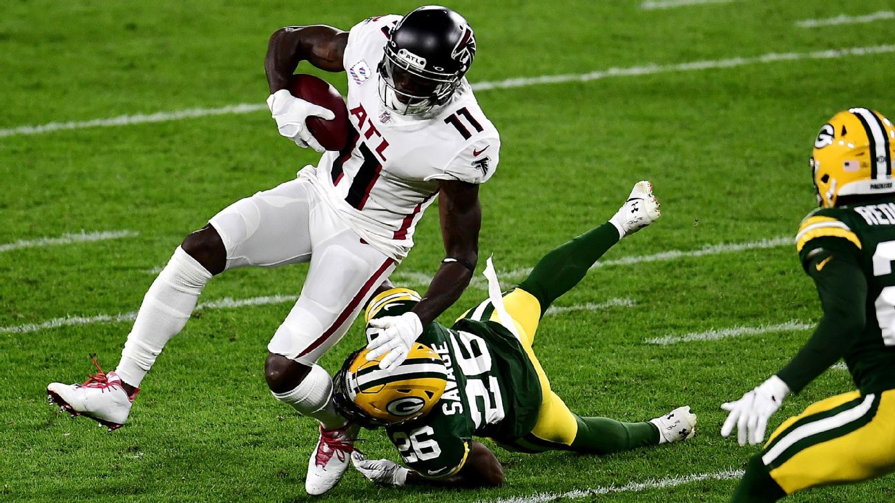 Damontae Kazee Serious Injury, Falcons vs. Packers