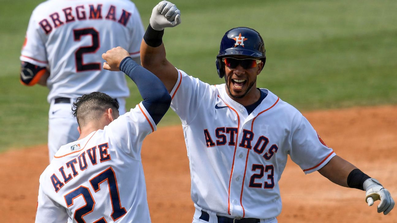 Michael Brantley returns to Astros lineup as DH