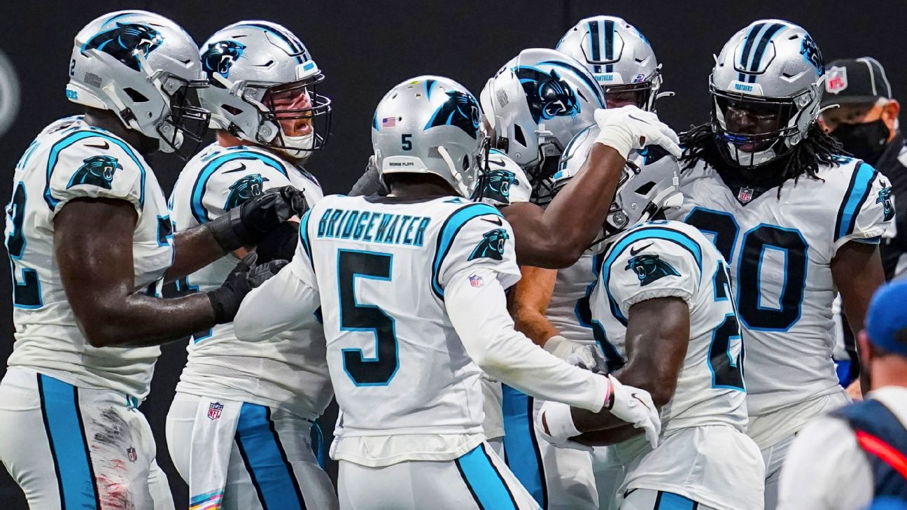 Teddy Bridgewater And Panthers Surge Into Tie For First In Nfc South Carolina Panthers Blog Espn