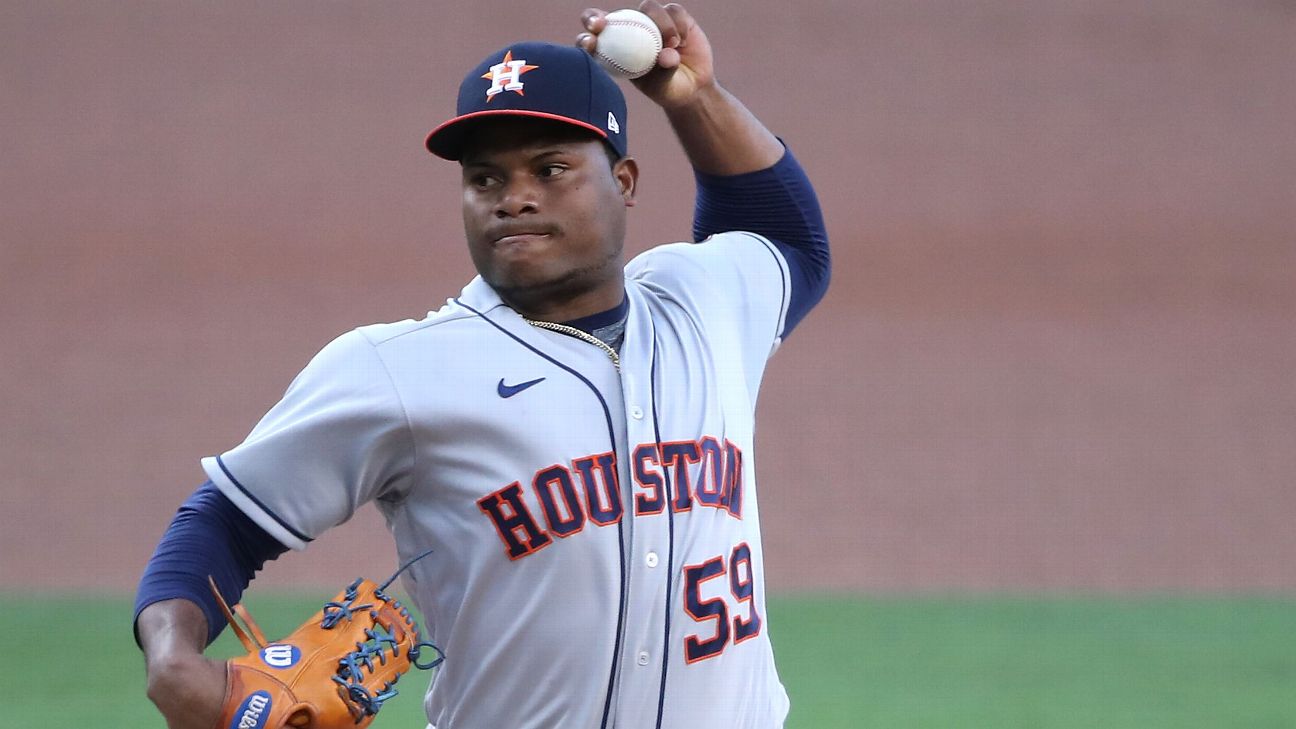 Framber Valdez sobre el as de los Astros de Houston: Presión NO