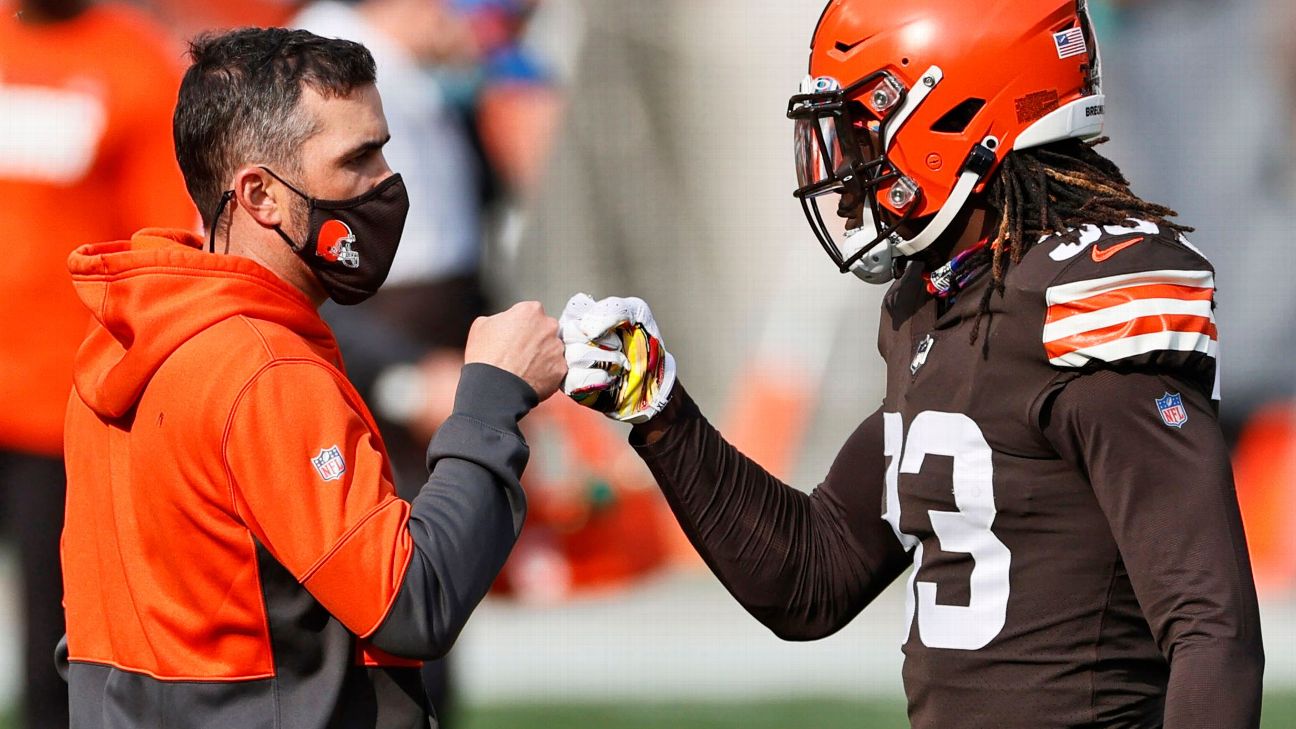 Browns lose cornerback Ward for Steelers game after positive test