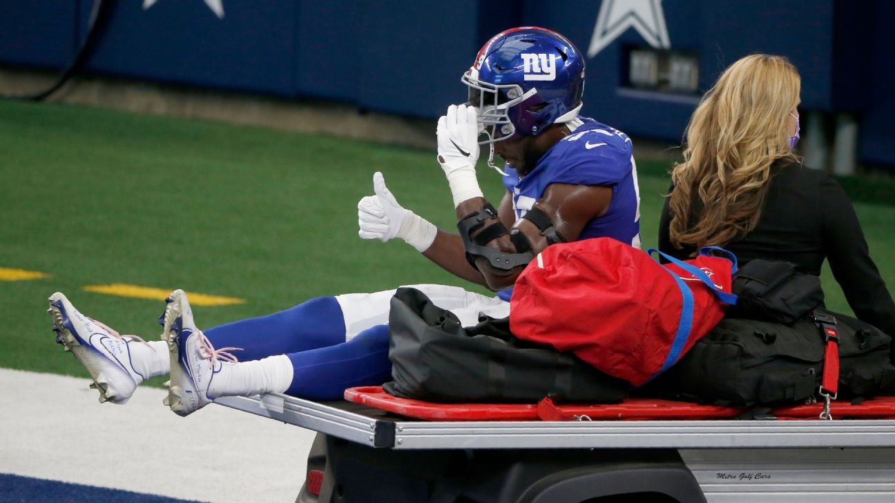 Lorenzo Carter's injury as bad as Giants feared