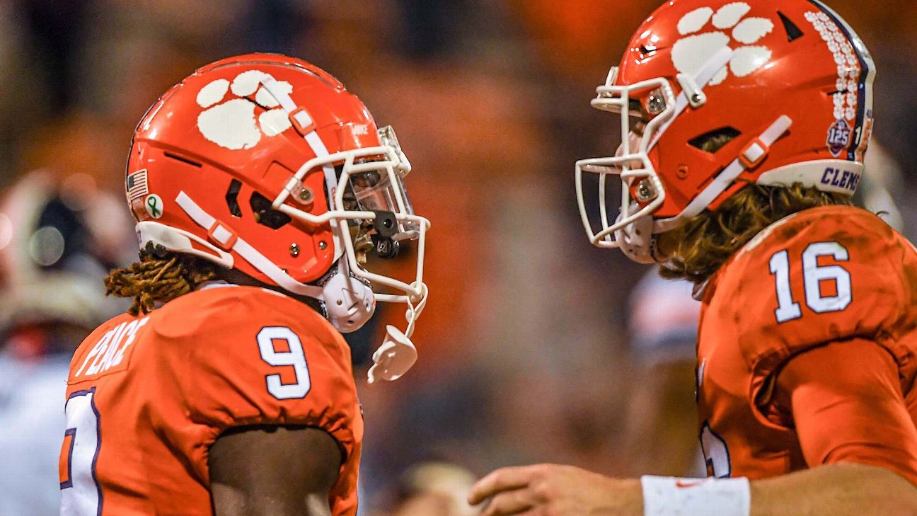 Updated Heisman odds for Trevor Lawrence, Travis Etienne