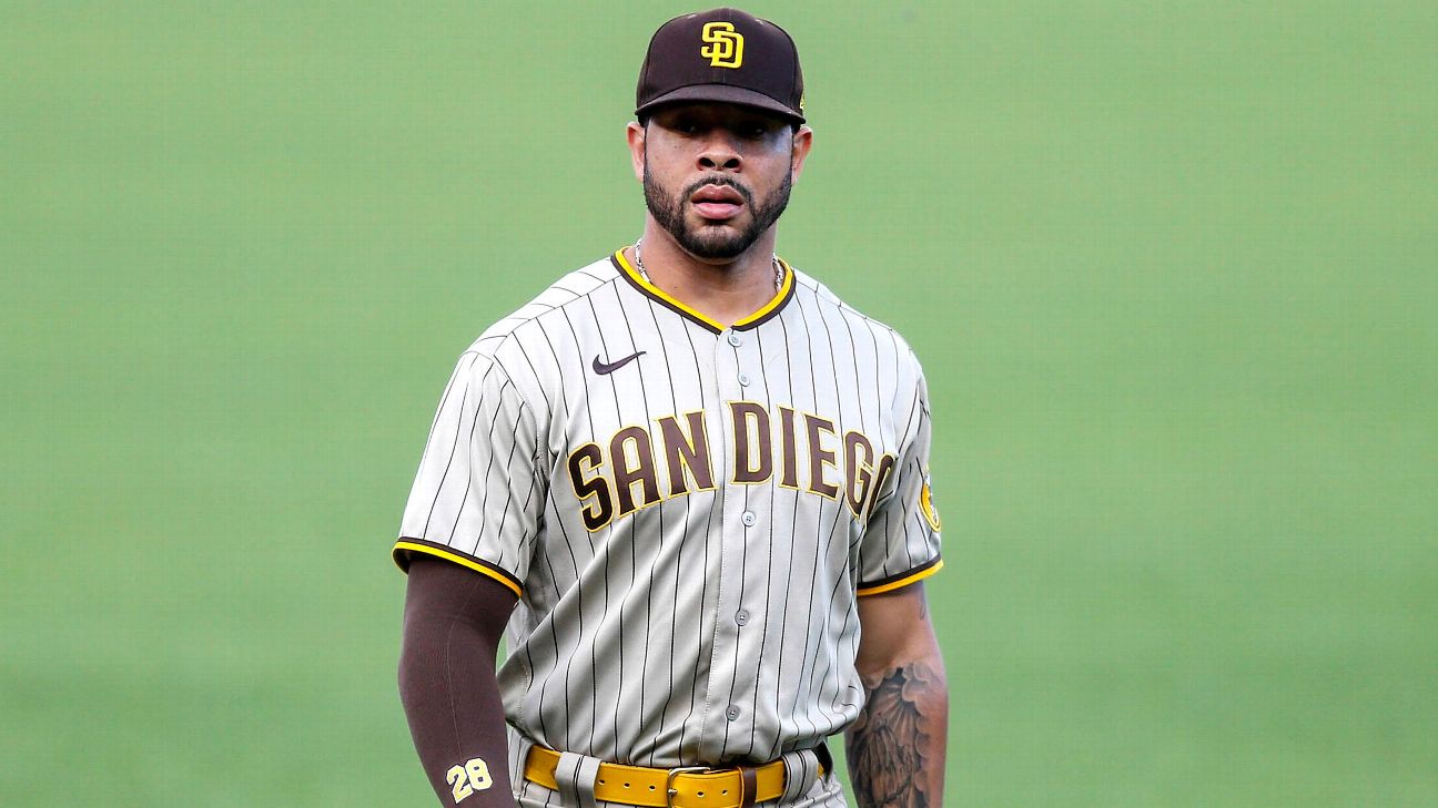 Tommy Pham 2020 Game Used Jersey San Diego Padres