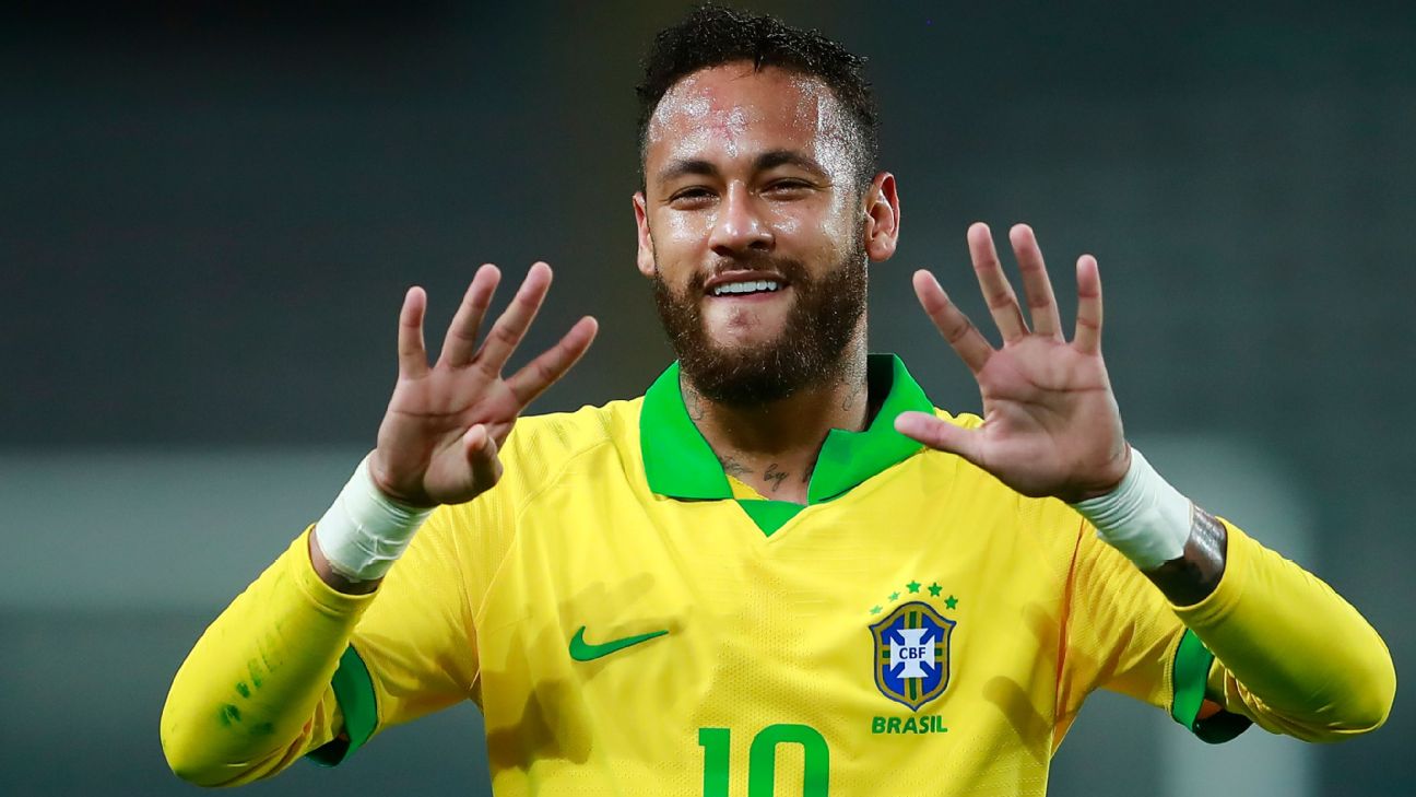 Doentes por Futebol - Neymar é o 9º maior artilheiro do mundo em