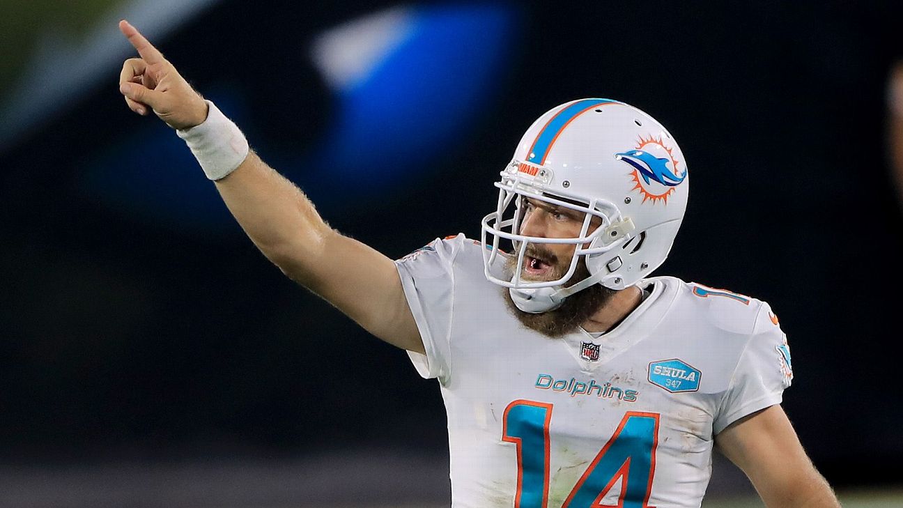 Ryan Fitzpatrick leaving Dolphins for Washington Football Team