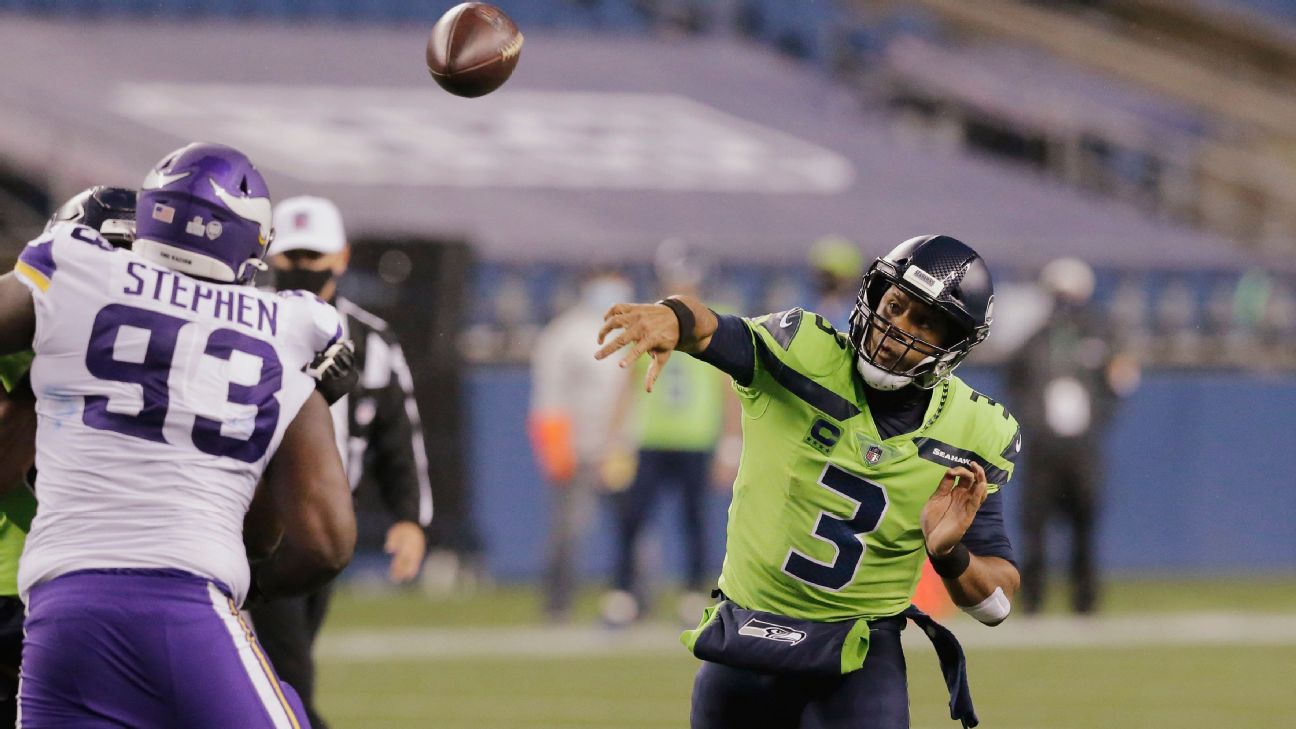 ESPN - LET. RUSS. COOK. 5 TD passes for Russell Wilson in the Seattle  Seahawks' win over the Dallas Cowboys.