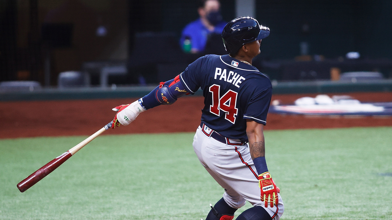 Peloterosrd - #MLB  ⚾️ Fue fácil dejarse impresionar por lo hecho por el  dominicano Cristian Pache luego de ser nombrado titular en la Serie de  Campeonato de la Liga Nacional del