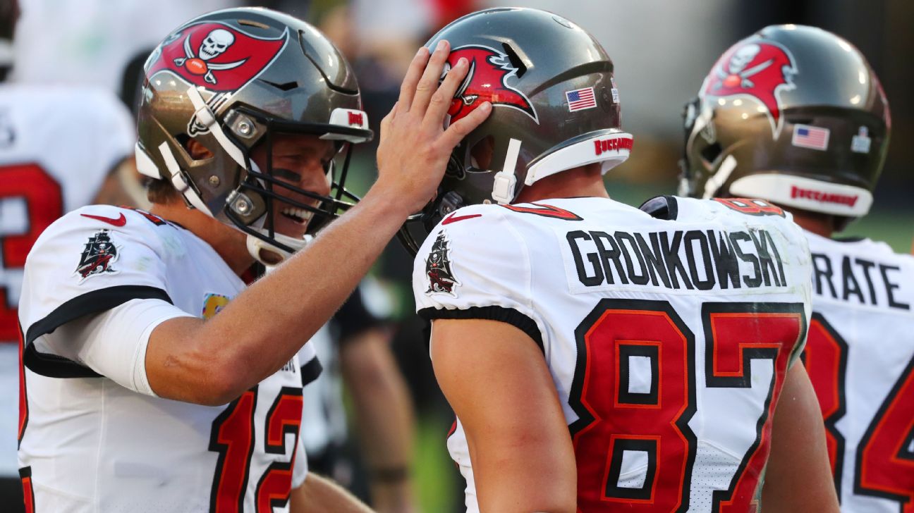 Rob Gronkowski reacts to seeing his Bucs jerseys for the first time - ESPN  - Tampa Bay Buccaneers Blog- ESPN