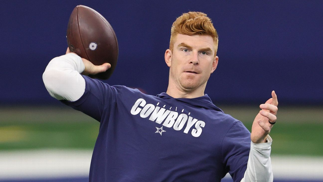 Photos: Dak Prescott connects with new QB Andy Dalton, and more on Day 2 of  Cowboys training camp