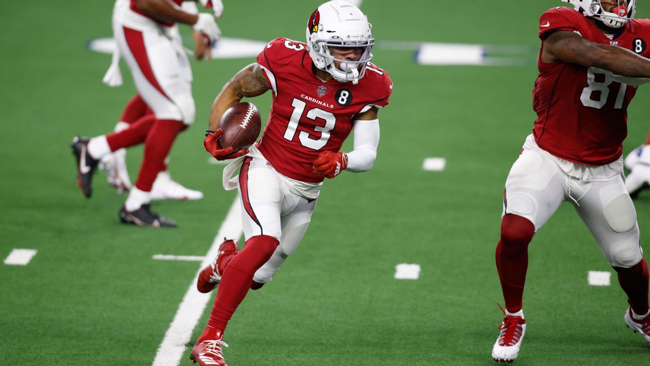 Lions-Cardinals injury report: Arizona WR Christian Kirk out vs. Detroit