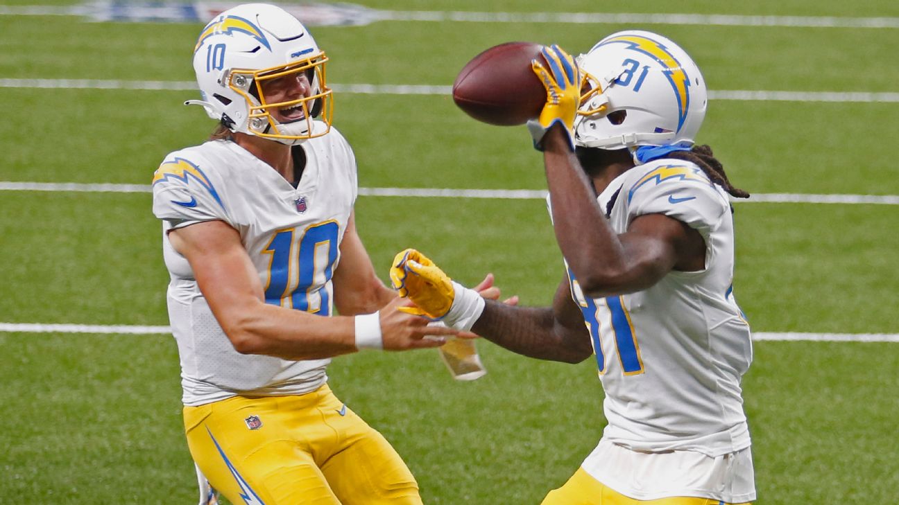 Justin Herbert, Chargers looking for a bounce-back win Sunday vs