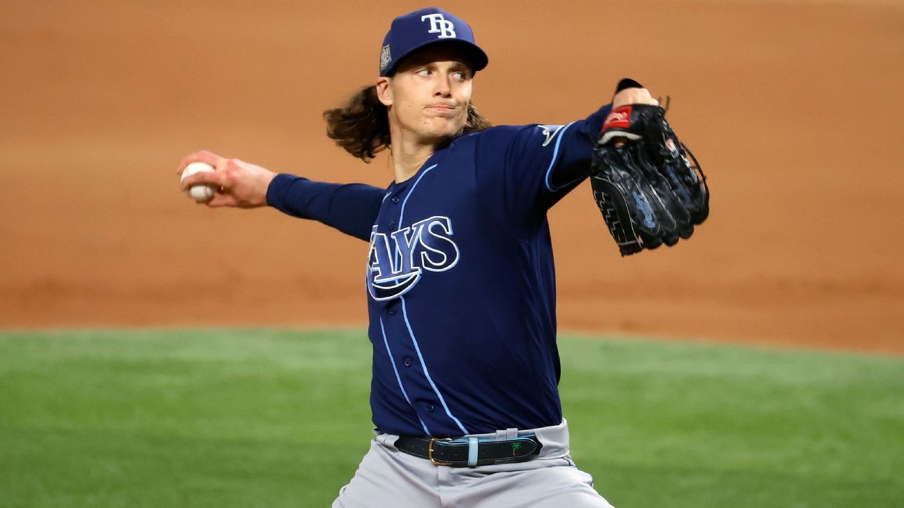 Tyler Glasnow - Tampa Bay Rays Starting Pitcher - ESPN