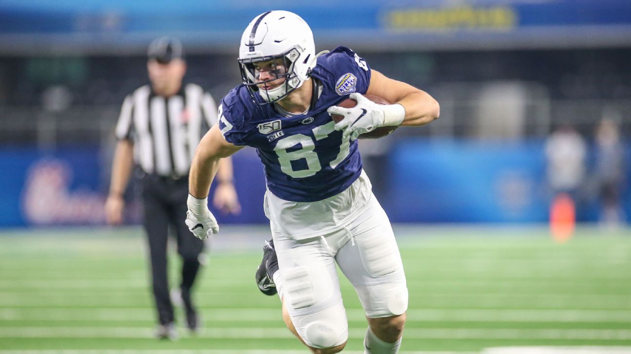 Who is Pittsburgh getting in tight end Pat Freiermuth? - Sports Illustrated  Penn State Nittany Lions News, Analysis and More