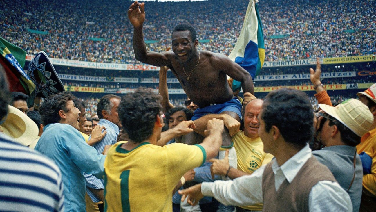 ESPN FC on X: Pelé remains the only player to ever win THREE